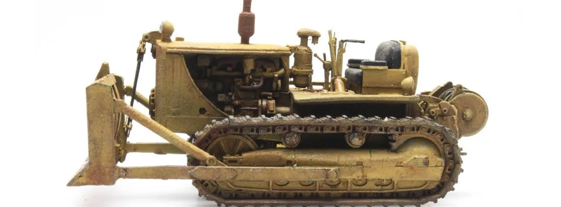 Artitec 387.339 Planierraupe D7 gelb | Baumaschinenmodell 1:87