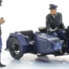 Artitec 10.422 Reichspolizeimotorrad mit Beiwagen + 2 Figuren | Motorrad Bausatz 1:87