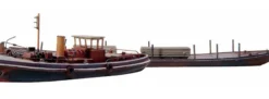 Artitec 58.101 Schleppdampfer + Schleppkahn | Schiffbausatz 1:160