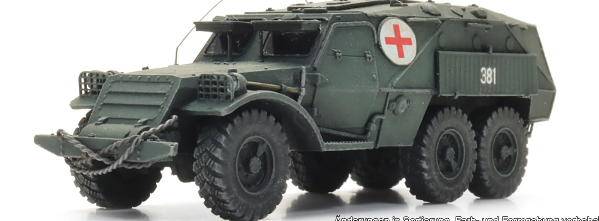 Artitec 6870768 Schützenpanzerwagen 152 K Sanitätspanzer DDR | Militärmodell 1:87
