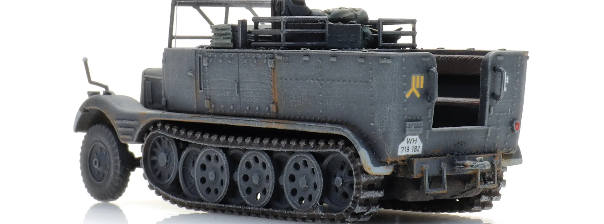 Artitec 6870583 Sd.Kfz. 11 Leichter Zugkraftwagen 3 t grau | Militärmodell 1:87