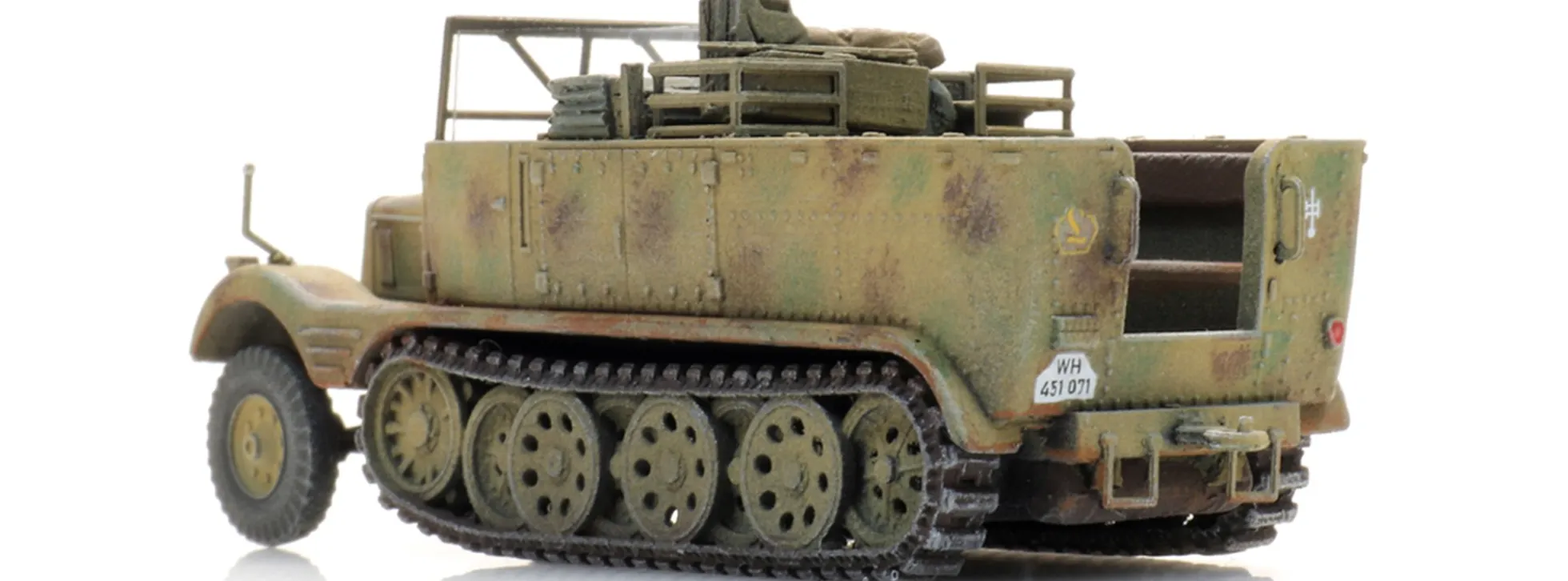 Artitec 6870584 Sd.Kfz. 11 Leichter Zugkraftwagen 3 t Tarnung | Militärmodell 1:87