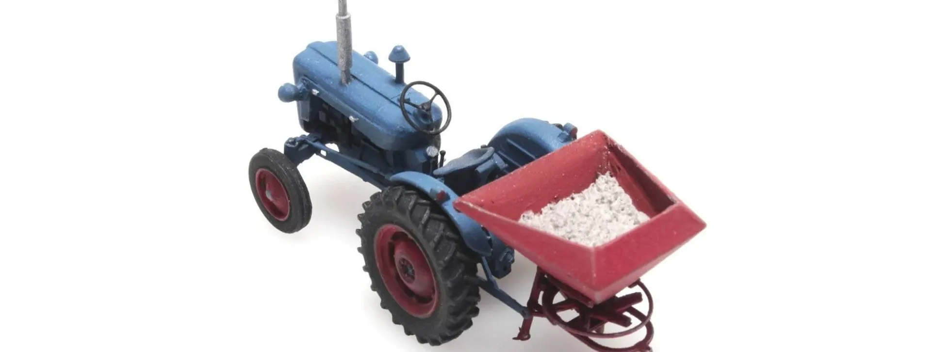 Artitec 387.347 Traktor Fordson mit Heckstreuer | Landwirtschaftsmodell 1:87