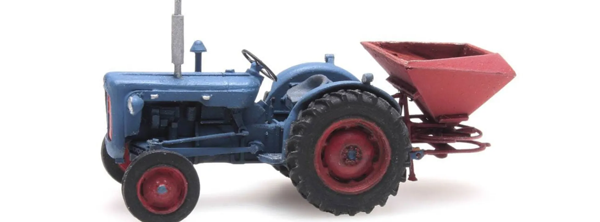 Artitec 387.347 Traktor Fordson mit Heckstreuer | Landwirtschaftsmodell 1:87