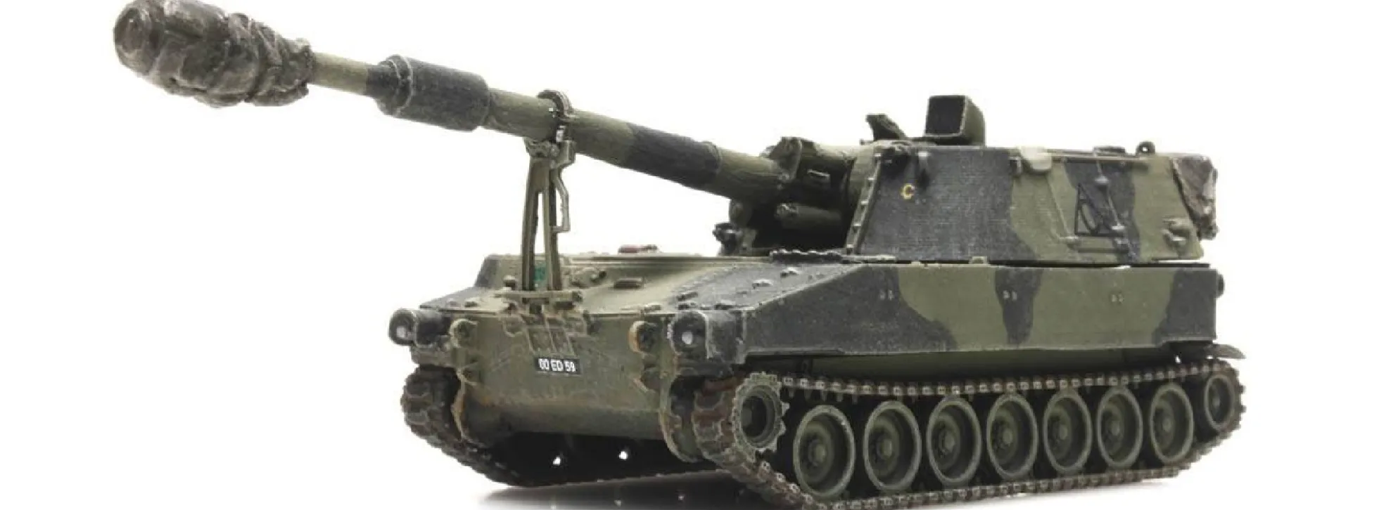 Artitec 6870154 UK M109 A2 Eisenbahntransport | Panzermodell 1:87