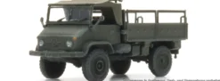Artitec 6160114 Unimog 404s Pritsche offen gelboliv | Militärmodell 1:160