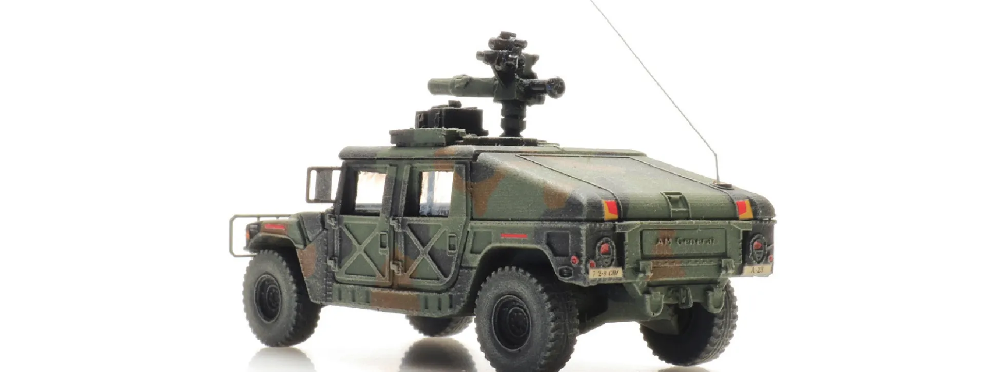 Artitec 6870544 US Humvee Camo Gepanzert TOW | Militärmodell 1:87