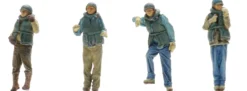 Artitec 5720014 US Landungsboot Besatzung | 4 Stück | Militär Figuren 1:72