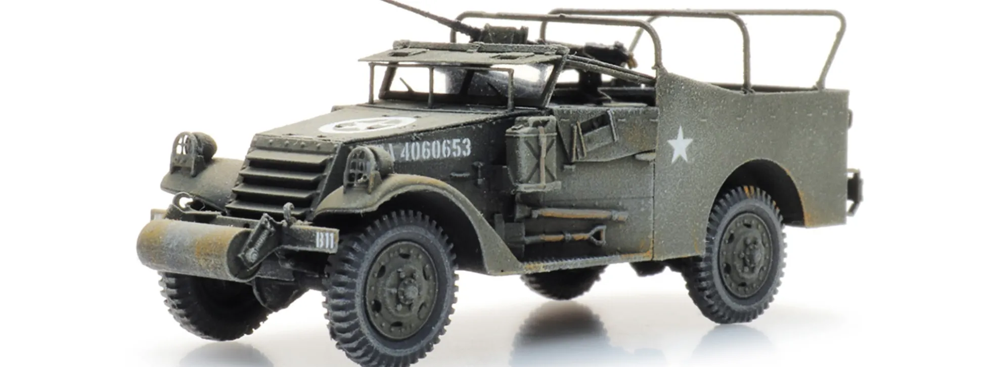 Artitec 6870437 US M3A1 Aufklärungsfahrzeug | Militärmodell 1:87