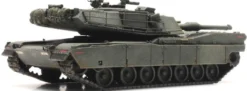 Artitec 6870138 US M1 Abrams grün Eisenbahntransport | Panzermodell 1:87