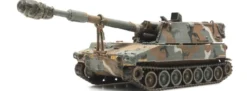Artitec 6870151 US M109 A2 MERDC Eisenbahntransport | Panzermodell 1:87