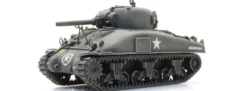 Artitec 6870385 US M4A1 Sherman Eisenbahntransport | Panzermodell 1:87