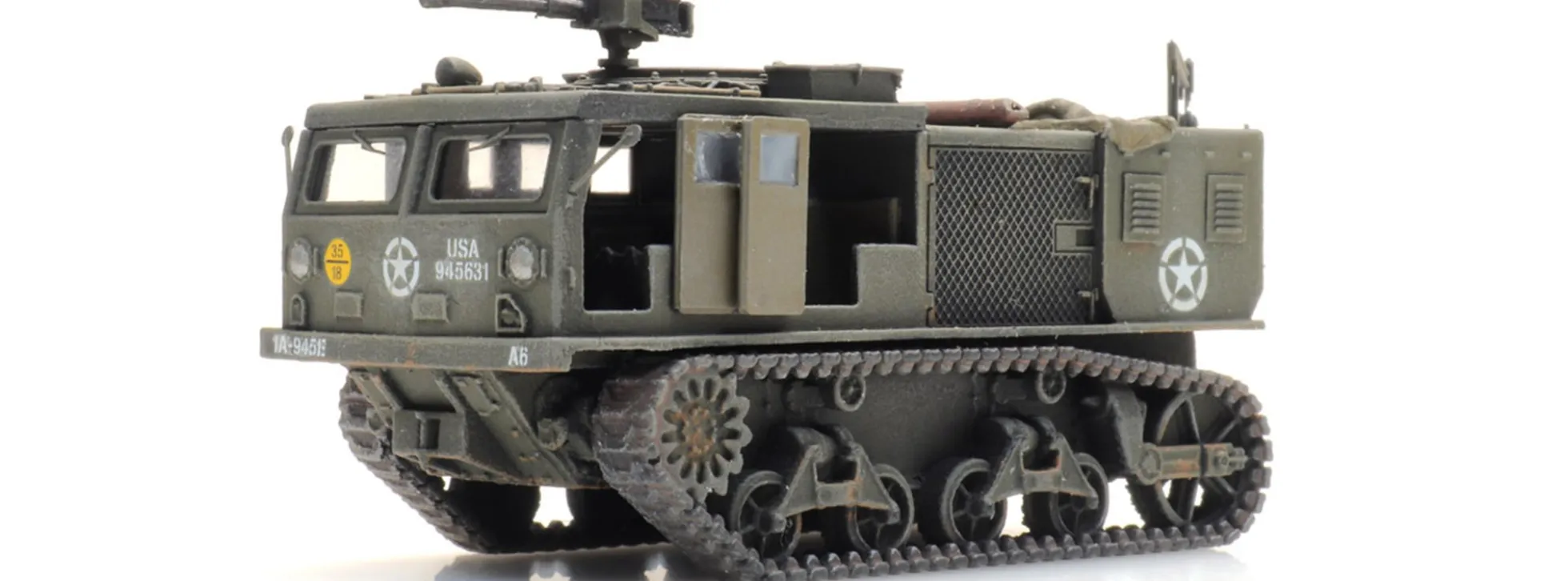 Artitec 6870413 US M4 High Speed Tractor Unloading | Panzermodell 1:87
