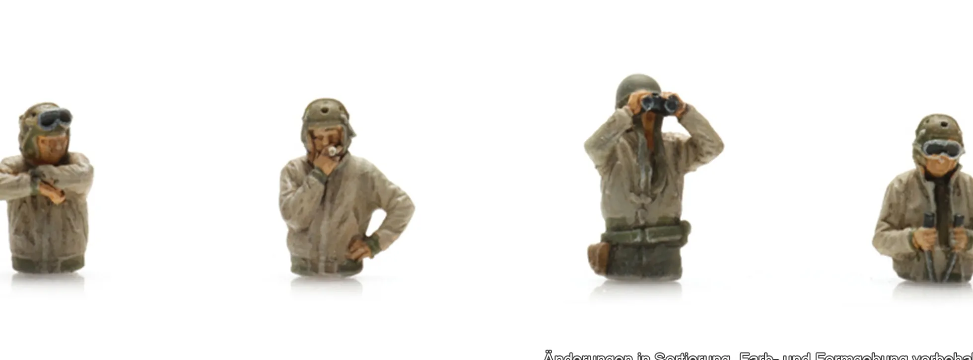 Artitec 7720018 US Panzer Besatzung | 4 Stück | Figuren Bausatz 1:72