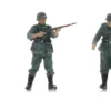 Artitec 7720007 WM Checkpoint + Frau auf dem Fahrrad | 4 Stück | Figuren Bausatz 1:72