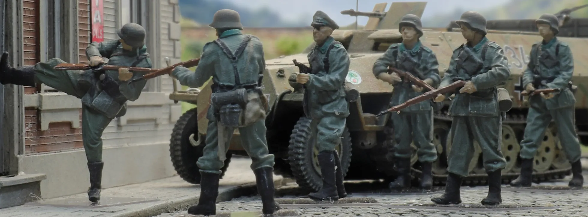 Artitec 5720004 WM-Infanterie durchbricht Tür | 6 Stück | Militär Figuren 1:72