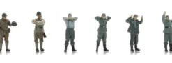 Artitec 7720012 WM-Kriegsgefangene + Amerikanische Soldaten | 6 Stück | Figuren Bausatz 1:72