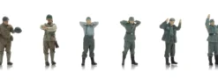 Artitec 5720012 WM-Kriegsgefangene + Amerikanische Soldaten | 6 Stück | Militär Figuren 1:72