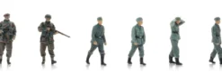 Artitec 7720008 WM-Kriegsgefangene + britische Fallschirmjäger | 6 Stück | Figuren Bausatz 1:72