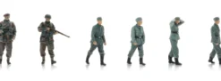 Artitec 5720008 WM-Kriegsgefangene + Britische Fallschirmjäger | 6 Stück | Militär Figuren 1:72