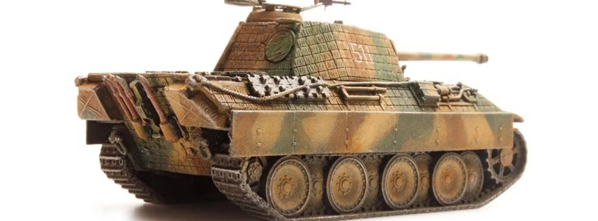 Artitec 387.156 WM Panther Ausführung A Zimmerit Tarnung | Militärmodell 1:87