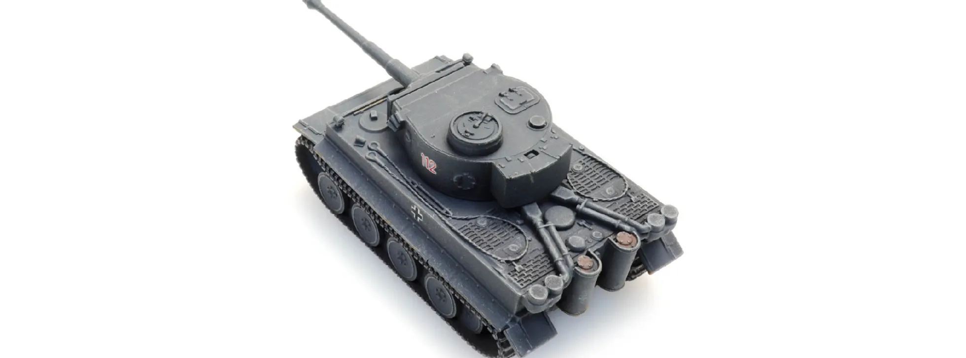 Artitec 6120010 WM Tiger I grau Eisenbahntransport | Panzermodell 1:120