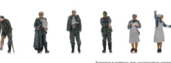 Artitec 5720024 WM verwundete Soldaten + Krankenschwestern | 6 Stück | Figuren 1:72