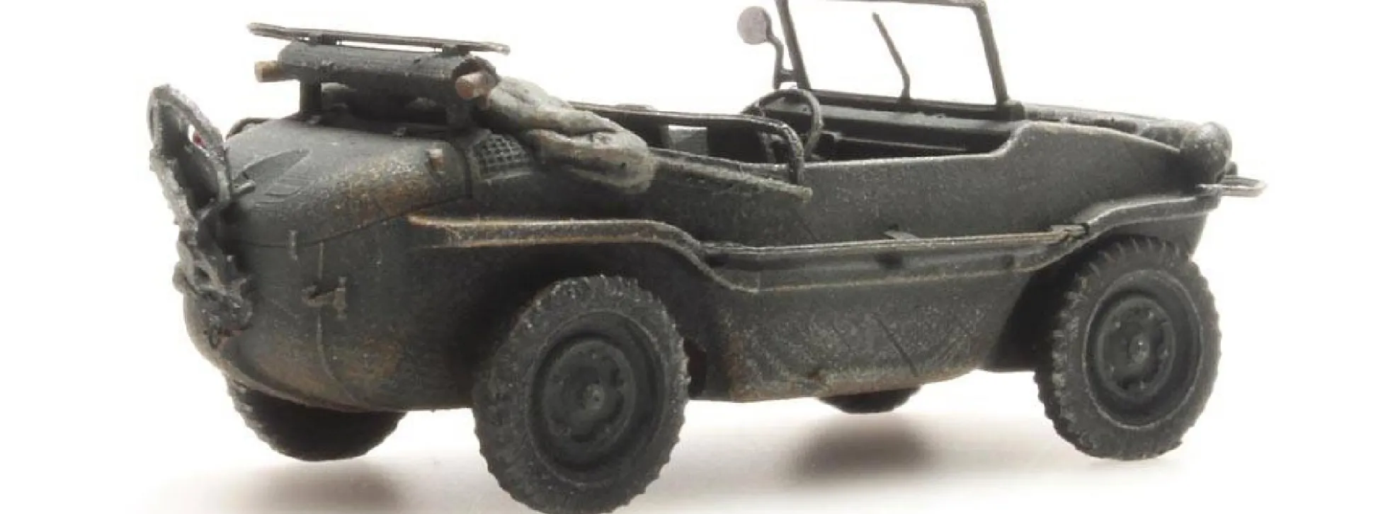 Artitec 6870073 WM VW 166 K2s Schwimmwagen dunkelgrau | Militärmodell 1:87