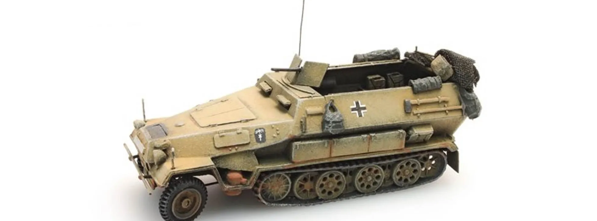 Artitec 387.73-YW WM Sd. Kfz 251/1B Afrikakorps gelb | Militärmodell 1:87