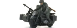 Artitec 6870749 Zündapp mit Beiwagen + 2 Figuren | Militärmodell 1:87