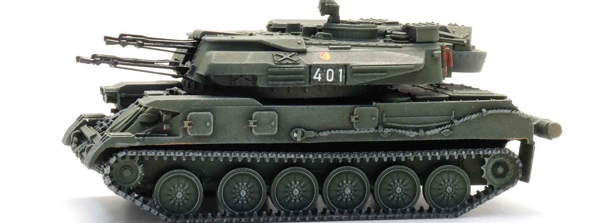 Artitec 6870726 ZSU 23-4 Shilka Eisenbahntransport | Militärmodell 1:87