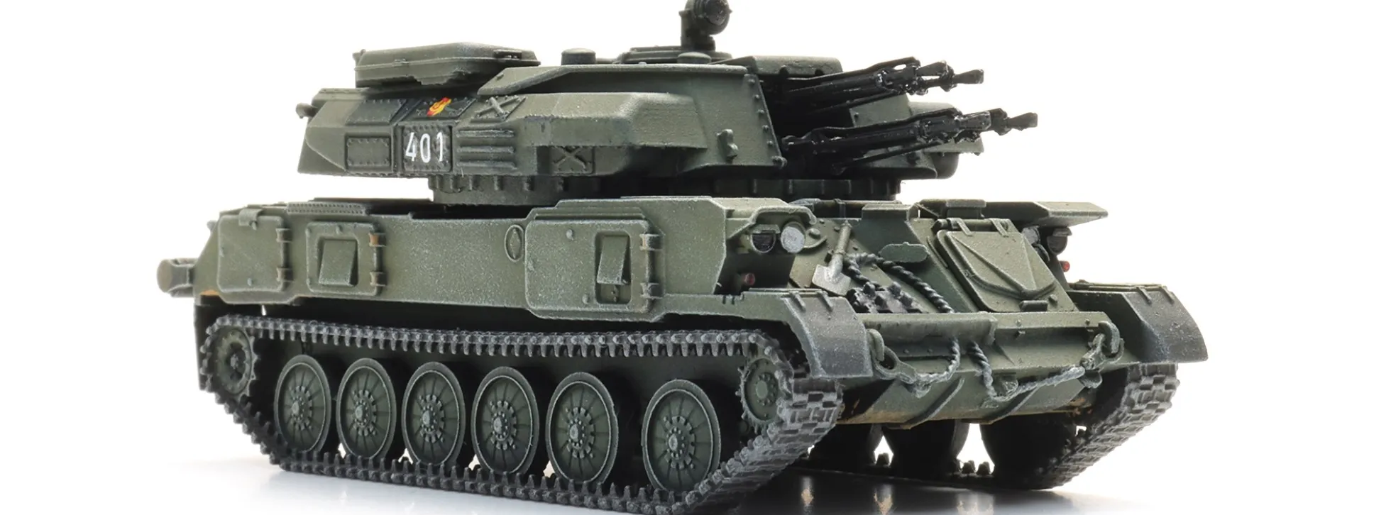 Artitec 6870726 ZSU 23-4 Shilka Eisenbahntransport | Militärmodell 1:87