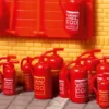 Auhagen 42661 Feuerlöscher | 2x 8 Stück | Spur H0/TT