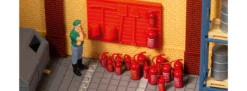 Auhagen 42661 Feuerlöscher | 2x 8 Stück | Spur H0/TT