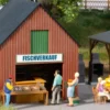 Auhagen 11475 Hofladen | Gebäude Bausatz Spur H0