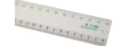 Auhagen 99006 Maßstabslineal 30 cm | Modellmeter / Zentimeter | Spur N 1:160