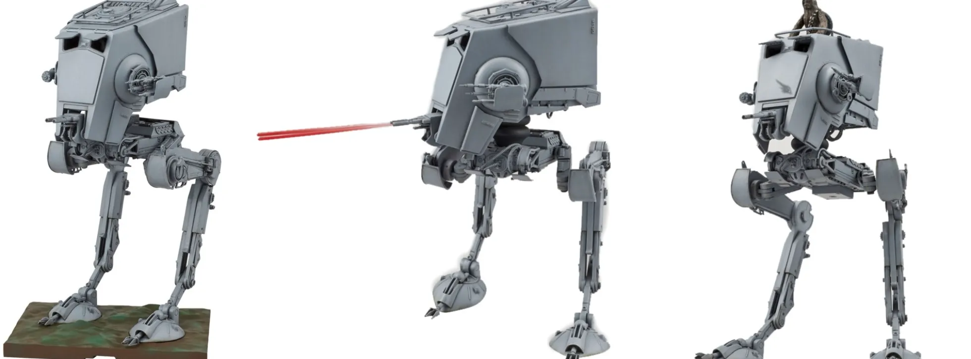 BANDAI 01202 AT-ST Scout Walker | Star Wars Snap-Fit Bausatz 1:48