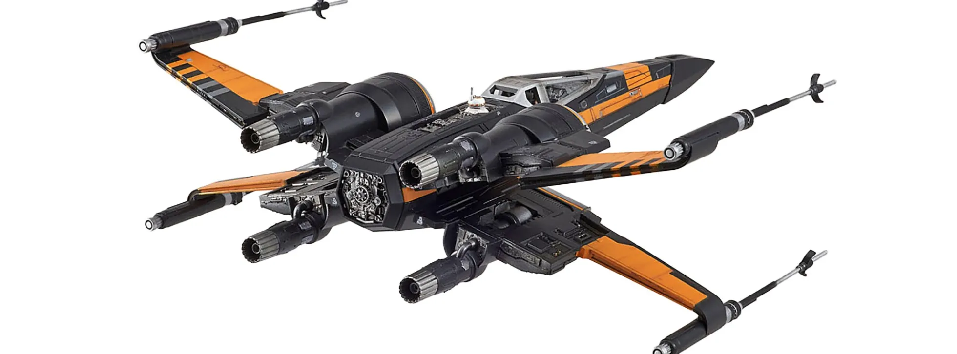 BANDAI 01216 Poes X-Wing Fighter | Star Wars Snap-Fit Bausatz 1:72