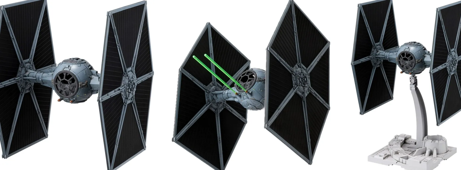 BANDAI 01201 TIE Fighter | Star Wars Snap-Fit Bausatz 1:72