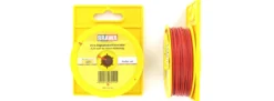 BRAWA 3211 Einzelader | 0,25 mm² | für dig. Einsatz | 25 m Abrollspule | Rot