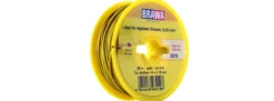BRAWA 3210 Einzelader | 0,25 mm² | für dig. Einsatz | 25 m Abrollspule | Gelb