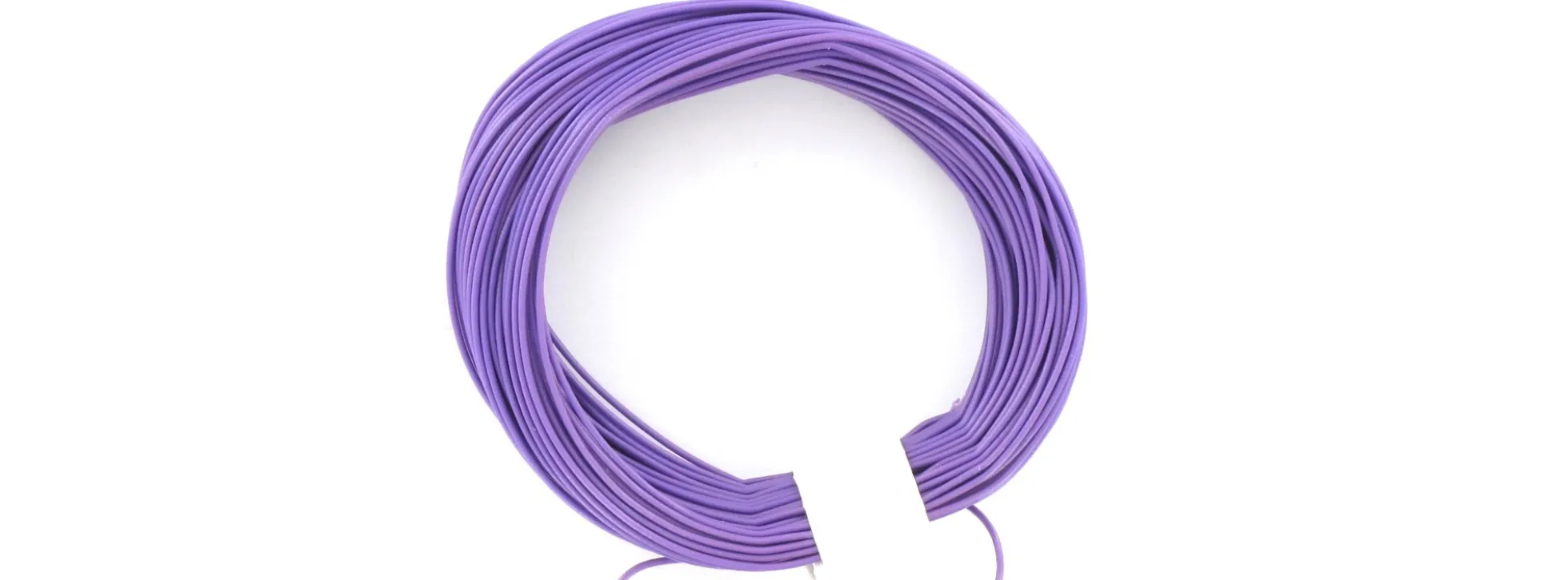 BRAWA 32400 Hochflexible Schaltlitze | 0,05 mm² | 10 m Ring | Lila