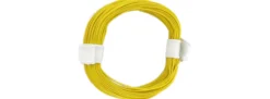 BRAWA 32401 Hochflexible Schaltlitze | 0,05 mm² | 10 m Ring | Gelb