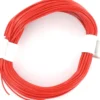 BRAWA 32402 Hochflexible Schaltlitze | 0,05 mm² | 10 m Ring | Rot