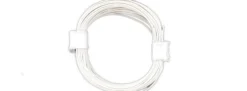 BRAWA 32409 Hochflexible Schaltlitze | 0,05 mm² | 10 m Ring | Weiß
