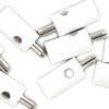 BRAWA 3059 Runde Querlochstecker | 2,5 mm | Weiß | 10 Stück