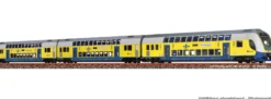 BRAWA 64545 3-tlg. Set Doppelstockwagen Metronom | LED | Spur N