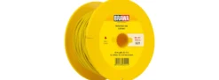 BRAWA 3221 Wetterfeste Litze | 40 Meter | 0,50 mm² | gelb | Spur G / 1