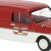 BREKINA 15364 Austin Mini Countryman gelb mit mit karierter Flagge | Modellauto 1:87