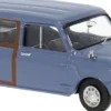 BREKINA 15363 Austin Mini Countryman Woody blau | Modellauto 1:87
